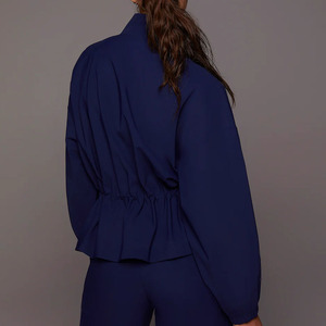 Chaquetas Casuales de Cuello Alto con Cierre y Corte Ajustado para Mujer, con Logotipo Personalizado, Nueva Llegada - Product Image 4