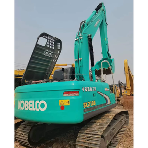 Excavadora usada Kobelco SK210D, excavadora hidráulica original japonesa sobre orugas, bajas horas de trabajo, buenas condiciones para la venta de construcción - Product Image 2