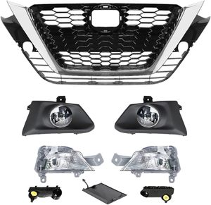 Topzonauto 620226CA0H, 623106CA1A Kit de calandre de pare-chocs avant pour <span class=keywords><strong>Nissan</strong></span> <span class=keywords><strong>Altima</strong></span> 2019 2020 <span class=keywords><strong>2021</strong></span> 2022 - Product Image 2