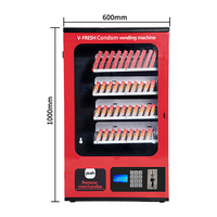 Distributeur automatique VFresh personnalisé, vente chaude, format compact, 88 pièces, avec paiement par pièces, distributeur automatique de produits de première nécessité