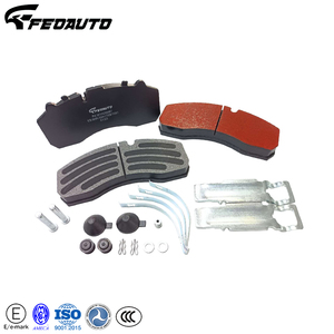 Plaquettes de frein pour camions WVA29087 sans bruit, fournies par l'usine, pour Mercedes Benz Actros, <span class=keywords><strong>MAN</strong></span>, DAF, véhicules utilitaires - Product Image 2