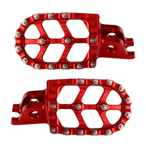 YHMOTO Motorcycle <b>FootRest</b> Pegs Pedals Con Reposapies Plegables for Honda CRF 150F 230F 250F - Product Image 1