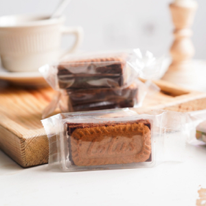 Bolsas de Embalaje para Postres de <span class=keywords><strong>Brownie</strong></span> Caramelo, Bolsas de Embalaje para Pasteles de Nieve, Bolsas de Plástico Transparente Autosellables con Bandeja de Plástico - Product Image 3