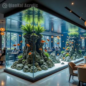 Aquarium de luxe moderne sur mesure en acrylique transparent de haute qualité pour grandes méduses, garantie 10 ans, 93% de luminosité - Product Image 3