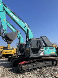 Excavatrice sur chenilles Kobelco Sk200d avec godet de terrassement, équipement de construction lourd d'occasion de 20 tonnes - Product Image 2