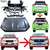 Le meilleur choix pour les propriétaires de voitures : kit de conversion Toyota Prado, mise à niveau des modèles plus anciens vers le modèle plus récent, pare-chocs, capots, ailes, phares