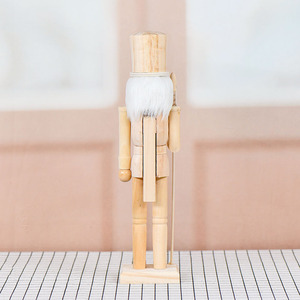 Tự làm sơn chưa hoàn thành không sơn Trống Gỗ <span class=keywords><strong>nutcracker</strong></span> cho nghệ thuật sáng tạo - Product Image 4