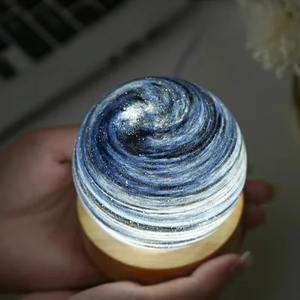 Lámparas de Escritorio Modernas de Cristal con Diseño de Cielo Estrellado, LED Creativas para Sala de Estar, Dormitorio, Restaurante, Casa de Huéspedes, Estudio, Luces de Ambiente - Product Image 1