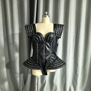 Costume LED Glowing Lady pour Dance Party Halloween <span class=keywords><strong>Disco</strong></span> Dress with Stage Performance Flashing Lights by Dj - Product Image 4