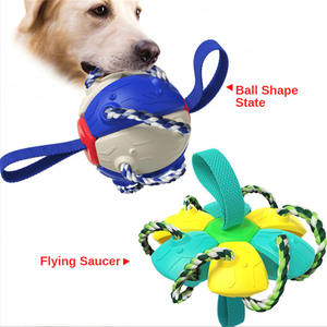 Nuevo Balón de Fútbol para Perros, Juguetes Interactivos para Mascotas, Balón Plegable, Juguete Molar, Balón de Entrenamiento para Cachorros, Accesorios para Perros - Product Image 5