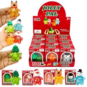 Juguetes Sensoriales de Compresión de Navidad: Papá Noel, Muñeco de Nieve, Árbol de Navidad y Reno, de Lenta Recuperación, para Rellenar Bolsas de Regalo - Product Image 3