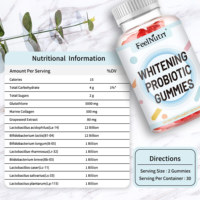 Gummies Probiotiques Certifiées en Gros pour la Régulation Intestinale Adulte et l'Éclat de la Peau avec Collagène et Vitamines - Produits de Beauté