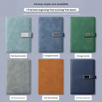 Carnet A5 en cuir PU personnalisé à prix d'usine, fournitures de bureau et scolaires personnalisées avec reliure magnétique à feuilles mobiles
