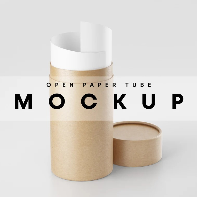 Wholesale Custom Printing Small Eco Friendly Kraft Round Paper Cardboard Box Tube Gift Packaging Cylinder Paper Tube