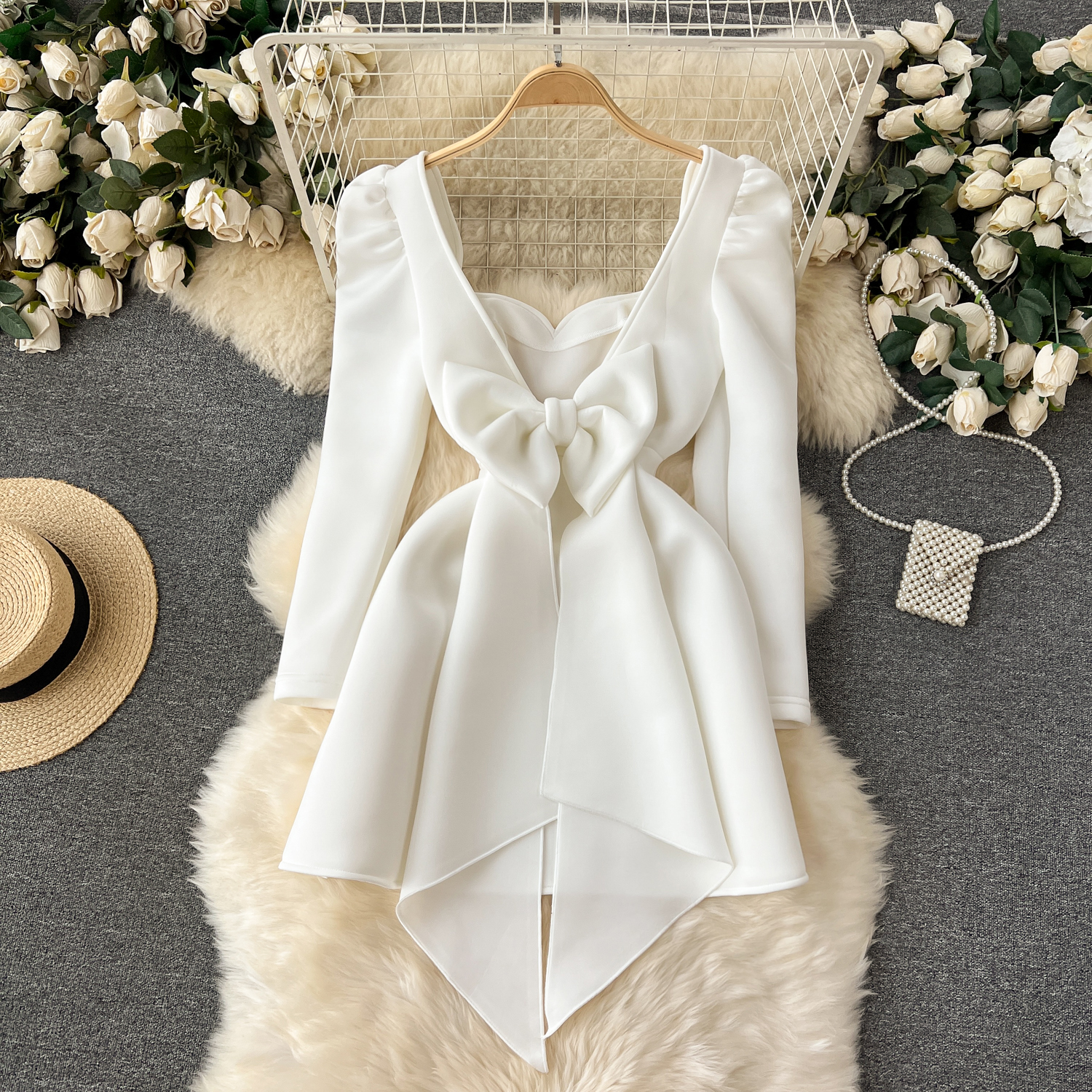 sachin and babi light blue dress Valentine's Day Dresses main image 1