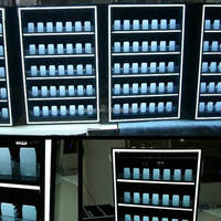 Benutzer definierte verschiedene Farben Led Light Counter Tabak Zigaretten Vitrine
