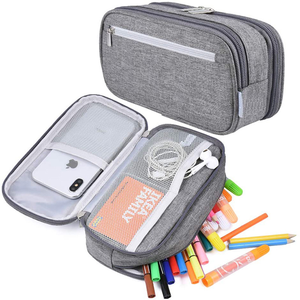 Astuccio Gelory all'ingrosso di grande capacità, semplice, multifunzionale, a 3 strati, per studenti delle scuole elementari - Product Image 4