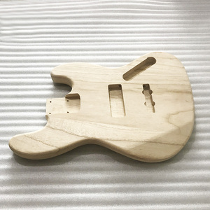 Compras en línea de alta calidad Cuerpo de bajo de arce sin terminar de 4 cuerdas J para kits de guitarra DIY - Product Image 4