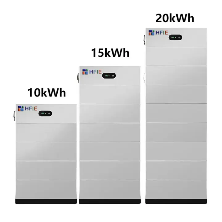 HFIE हाई वोल्टेज स्टैक्ड सोलर लाइफपो4 बैटरी पैक 10kWh 20kWh 192V 384V बैटरी लिथियम आयन एनर्जी स्टोरेज बैटरी