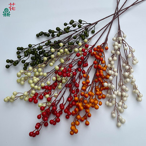 Holly - Fruta Artificial de 6.9 Pulgadas, Flor de Seda Flexible, Accesorios de Fotografía, Decoración Navideña - Product Image 2