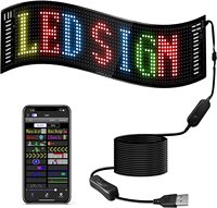 Améliorez votre signalisation numérique avec un panneau d'affichage de voiture flexible à LED RVB Écran LED à saisir avec attention Panneau matriciel à LED
