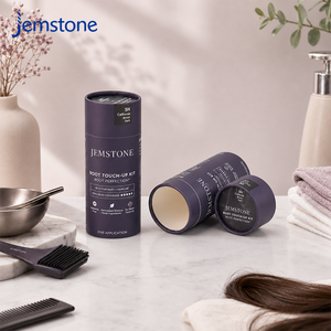 Tube en carton kraft personnalisé imprimé pour shampoing colorant capillaire, idéal pour le rangement de produits de salon, emballage en tube cylindrique - Product Image 3