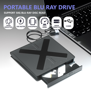Lecteur de disques optiques externe USB, lecteur de <span class=keywords><strong>DVD</strong></span>, lecteur de cartes, graveur de CD, nouveau modèle <span class=keywords><strong>portable</strong></span> haute définition 3D <span class=keywords><strong>Blu</strong></span>-<span class=keywords><strong>ray</strong></span> - Product Image 3