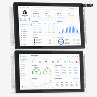 Monitor de Equipos de Minería Android Todo en Uno de 7/10.1/15.6/21.5 Pulgadas con Montaje Empotrado, RK3562 RK3568, Terminal para Ciudad Inteligente