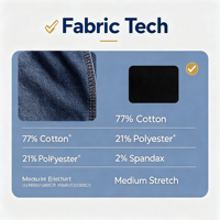 Jeans de maternité grande taille pour femmes, coupe large, soutien du ventre, denim extensible, vêtements décontractés confortables