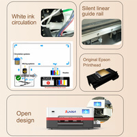 Impresora DTF Sunika SKA3 A3 en Oferta, Cabezal de Impresión Original XP600, Circulación Automática de Tinta Blanca, Máquina para Camisetas