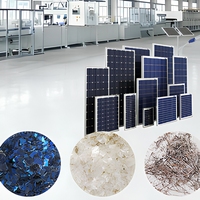 Usine d'investissement en pyrolyse de panneaux solaires optimale avec moteur et engrenage pour la gestion des panneaux solaires usagés