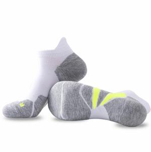 Chaussettes courtes de sport pour homme, cheville, en tissu éponge, pour la course et le fitness, avec amorti, absorption de la transpiration, patchwork, collection printemps-été 2026, nouveauté - Product Image 5