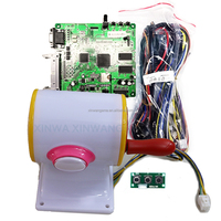 Machine de jeu vidéo de pêche à pièces bricolage pour enfants carte en plastique avec sortie VGA aller jeu de pêche divertissement