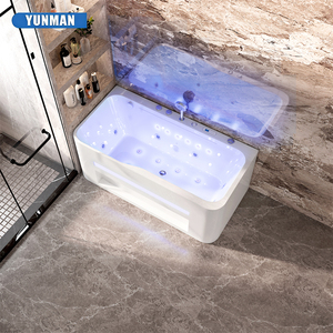 Fabrik-Acryl-Hydromassage-Badewanne Modernes Rechteckiges Design Umweltfreundliche Tragbare Freistehende Spa-Badewanne mit Whirlpool-Massage - Product Image 6