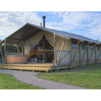 Tentes Safari / Lodges de Glamping Imperméables / Tentes d'Hôtel de Luxe