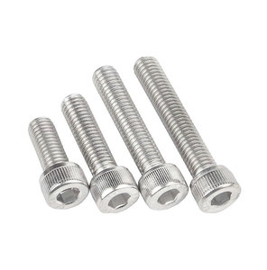 Tornillo de Cabeza Cilíndrica M12 <span class=keywords><strong>DIN</strong></span> <span class=keywords><strong>912</strong></span>, Todos los Grados, 25mm 30mm 40mm, Acero al Carbono, Acero Inoxidable, Recubrimiento de Óxido Negro, Zincado, Alta Resistencia - Product Image 1
