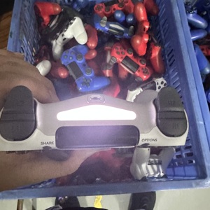 PS4 mobil PC ve TV için ergonomik kablosuz oyun denetleyicisi çok modlu şarj edilebilir Gamepad titreşim Motor Joystick düğmeler ps4 - Product Image 4