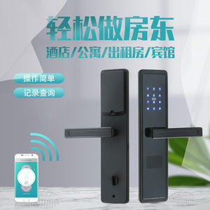 Cerradura inteligente Wenxun S046F, cerradura electrónica para puerta de apartamento, hotel, alquiler, diseño moderno y sencillo - Product Image 5