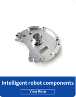 Pièces de montage de capteurs robotiques mécaniques usinées CNC en aluminium de haute précision à 4 axes, fraisage et tournage CNC, électroérosion à fil