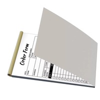 Carnets de reçus autocopiants NCR, papier autocopiant personnalisé, reçus 2/3/4 plis avec reliure en bande.