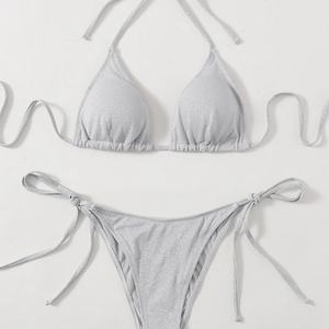 Conjunto de Bikini de 2 Piezas para Mujer, Diseño Floral de Lujo 2025, Ropa de Playa Informal, Sostén Push-Up con Estampado de Leopardo, Rayas, Cuadros y Paisley - Product Image 6