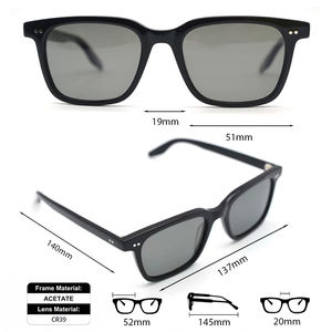 Lunettes de soleil Vegard Man <span class=keywords><strong>Versage</strong></span> 2023, monture en acétate transparent, verres polarisés, nouvelle collection de lunettes de soleil tendance de la marque Tac - Product Image 4