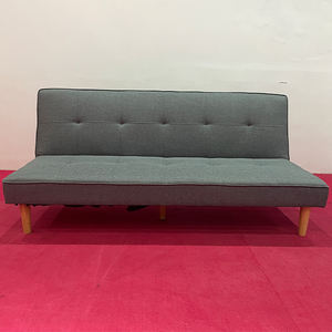 Vente en gros de canapé-lit pour salon canapé-lit pliant canapé-lit 3 places en similicuir de créateur <span class=keywords><strong>futon</strong></span> sans accoudoir - Product Image 4
