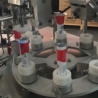 Machine automatique de remplissage et de scellage de tubes, remplisseuse et scelleuse de tubes laminés en plastique et en aluminium pour crème, dentifrice, pommade, pâte