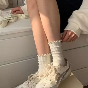 Women Ankle <b>Socks</b> Solid Color Cotton <b>Breathable</b> Sweat Absorbing Youth Style - Product Image 2