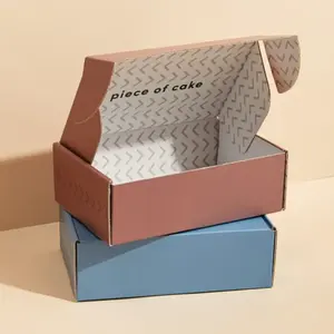 กล่องจดหมายสำหรับใส่ถ้วยกาแฟกล่องกระดาษลูกฟูกสำหรับใส่โลโก้