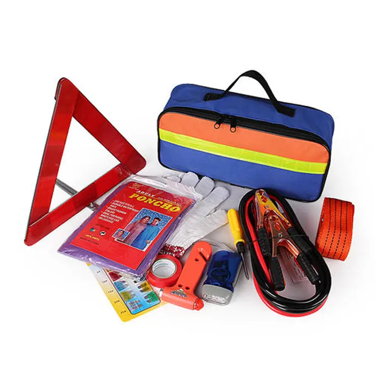 Kit de herramientas de emergencia para coche, set de rescate, Banco de regalo, 4S, espectáculo automático, 11 piezas