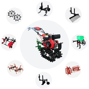 Motoculteur chenillé compact 7 CV pour la préparation du sol et le désherbage des petites exploitations agricoles - Product Image 1