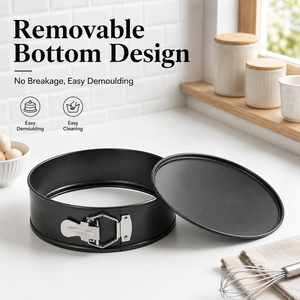 Non Stick Oven DIY Black 6 Pcs Different Size High Quality Baking Not-stick Springform Round Cake <strong>Mould</strong> - Product Image 3