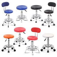 Chaise de bureau de chaise de laboratoire d'ordinateur de tabouret pour le dentiste/barbier/laboratoire avec le petit dossier